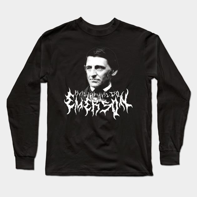 Ralph Waldo Emerson Metal Long Sleeve T-Shirt by blueversion